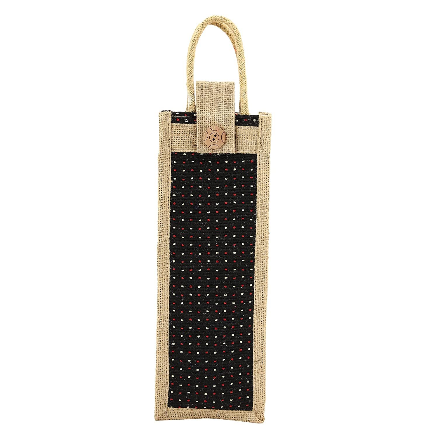 Best Selling Premium Quality Handmade Jute Bag with 100% Cotton Wholesome Price from India Decorated with Chains and Beading