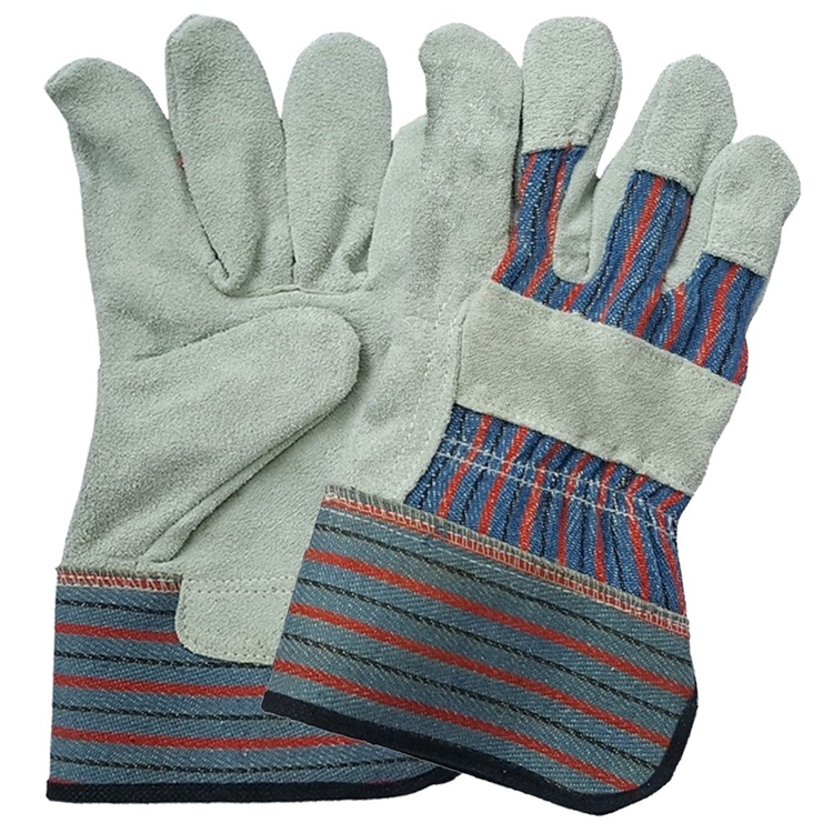 New Arrival oem service latest Fashionable working gloves Custom Adjustable Price Leather working Gloves Custom Size And Color