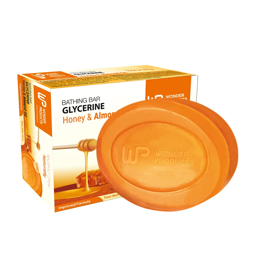 OED/OEM Best Prices Glycerine Honey & Almond Oil Bathing Soap - 75 GM Weight with Customized Logo Available Soap For Sale