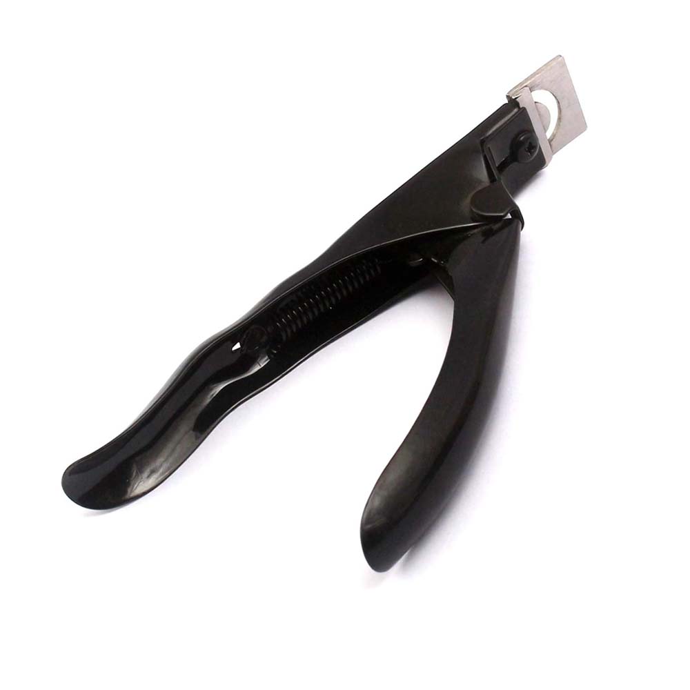 Pakistan Trending Pro Manicure Nail Tips Cutter Edge Acrylic Nail Clipper Black Color Power Coated Artificial Nail Tip Cutter