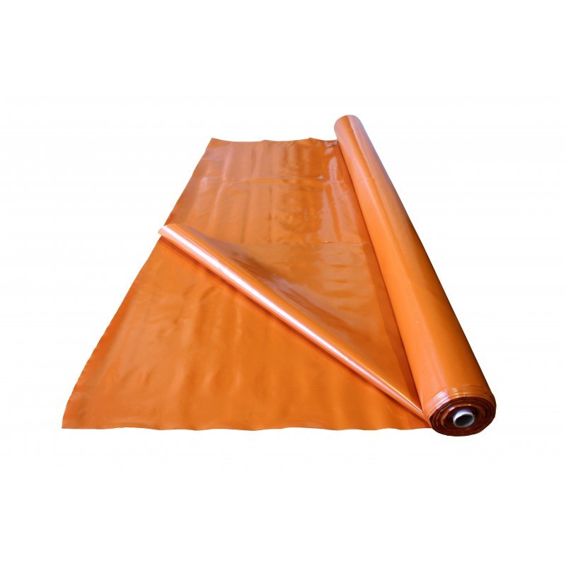 Plastic Packaging - BUILDER FILM - Orange High Impact 2m x 25m x 200um - Whosale in bulk Vietnam High quality