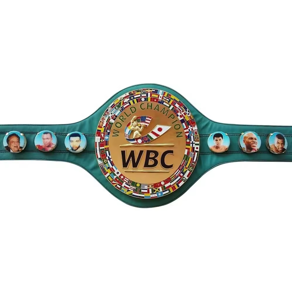 Professional Custom Championship Leather Wrestling Boxing Martial Arts Belt WBC Boxing Championship Belt Adult Size