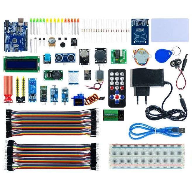 Robotistan Electronics Project Kit - Compatible with Arduino (With E-Book Gift and Video)