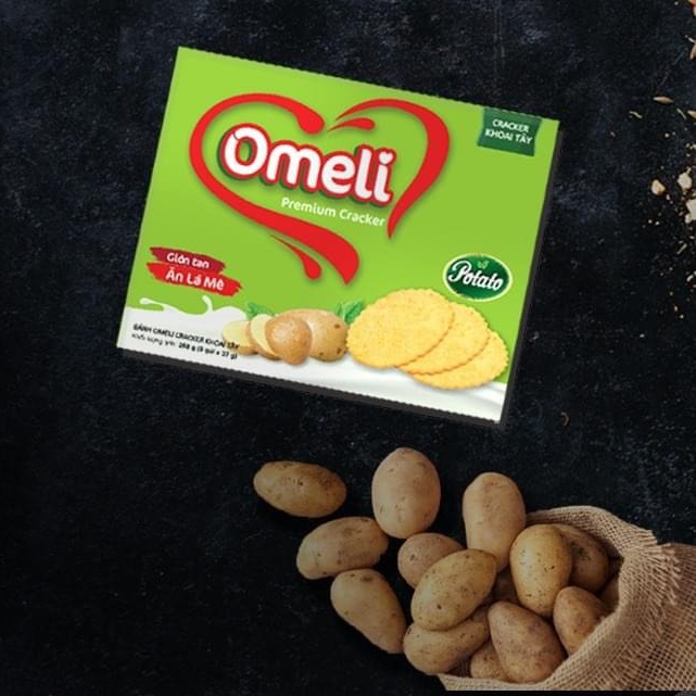 Новый продукт премиум качества марки Omeli, крекер со вкусом картофеля в бумажной коробке-доступен для настройки по запросу