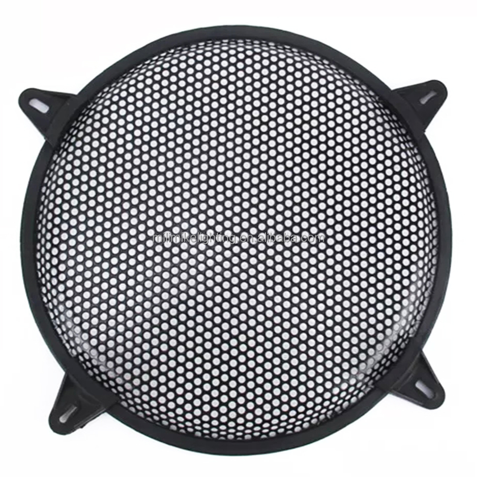 Round sound speaker grill metal mesh punching net steel mesh grill for speaker strainer steel honeycomb perforated mesh panel