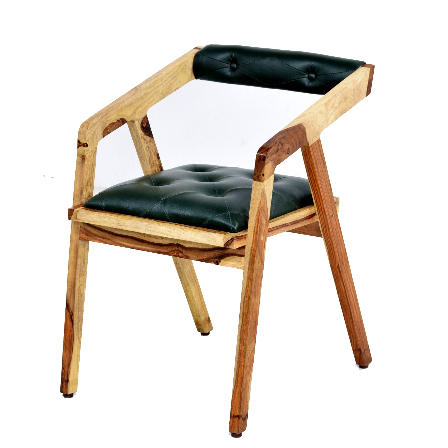 Arm Chair Living Room Furniture Vintage Home Furniture Crafted by Finest Leather and Mango Wood Antique Standard Genuine Leather