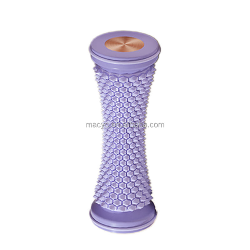 MACYO Factory Yoga Foot Roller Foot Massage Roller for Plantar Fasciitis Relief Portable Reflexology Foot Massager Tool