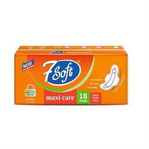 Export Quality Skin Friendly Pure Hygienic Women's Menstrual Care Maxi 18 XL Sanitary Napkins Available for Sale