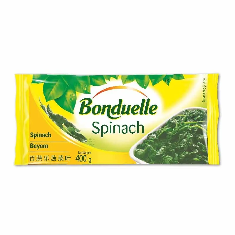 Frozen Vegetables Hot Selling High Nutritious Green Bonduelle Delicious Frozen Spinach at Wholesale