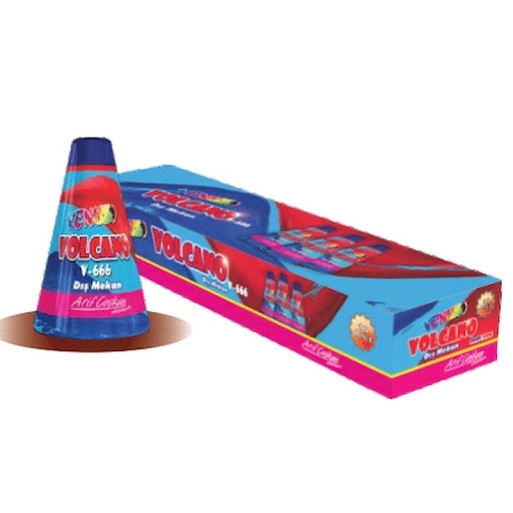 Outdoor Compatible Conical Shaped Volcano Fireworks & Firecrackers Product