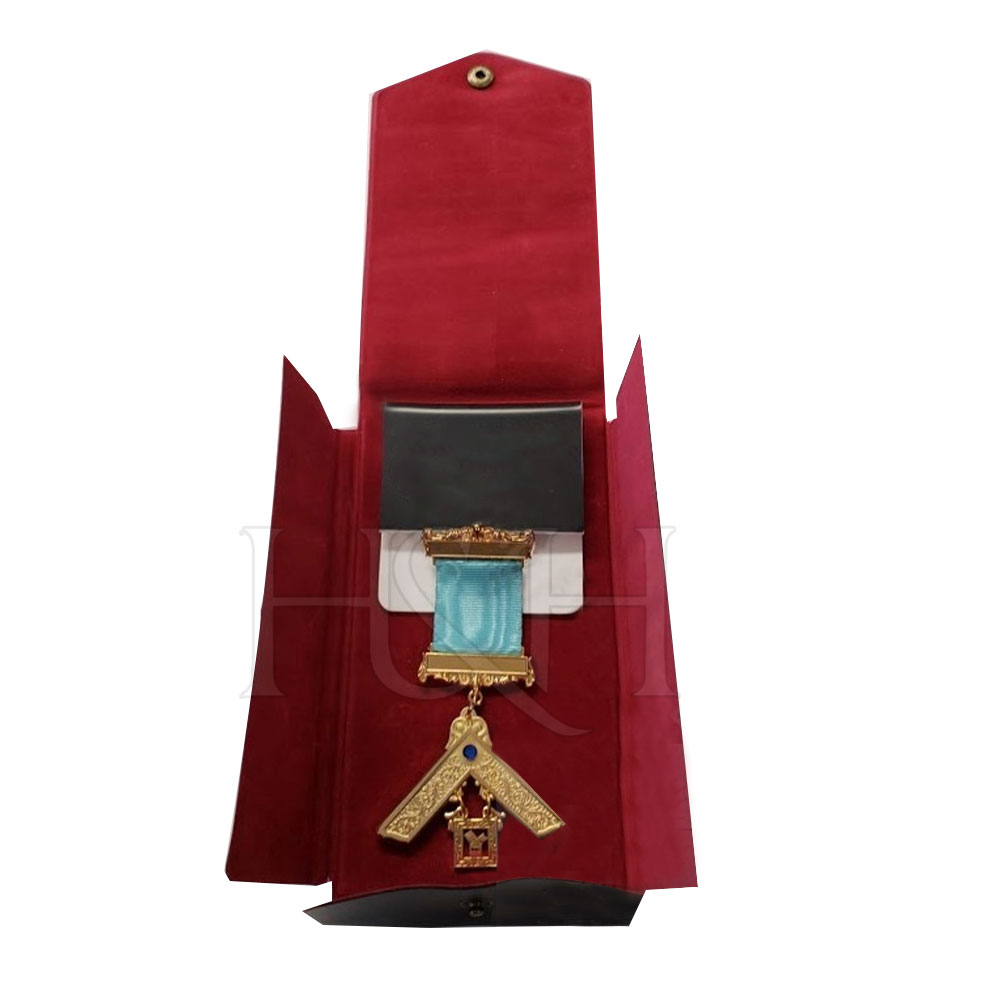 Новый Стильный чехол для драгоценностей Masonic Regalia | Изготовленные из кожи чехлы для драгоценностей Masonic