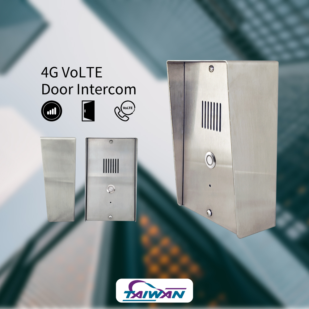 4G VoLTE Wireless audio intercom with access control door phone