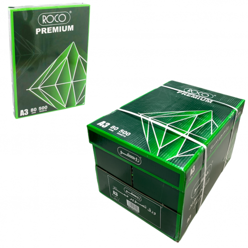 Top Sale Roco Premium Copy Paper White, A4 80 gsm, per box 5 packs of 500 Sheets ROCO Premium A4 papers for Sale