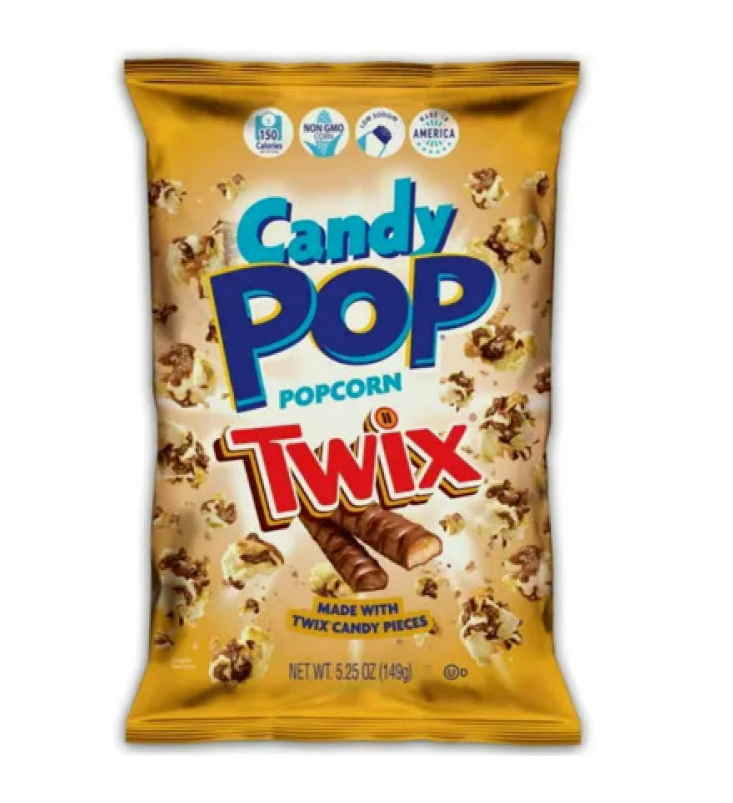 Candy Pop Popcorn 149g Twix , Oreo , M&M , Snickers , SOUR PATCH I AHOY