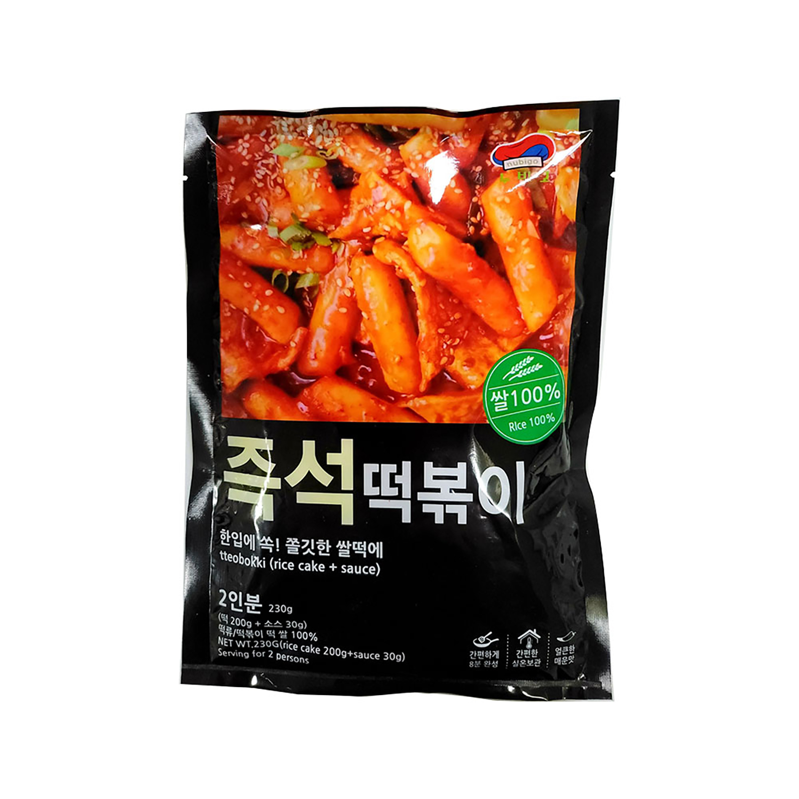 Рисовые пирожные Nubigo Tteobokki, мгновенные горячие пряные сладкие вкусные