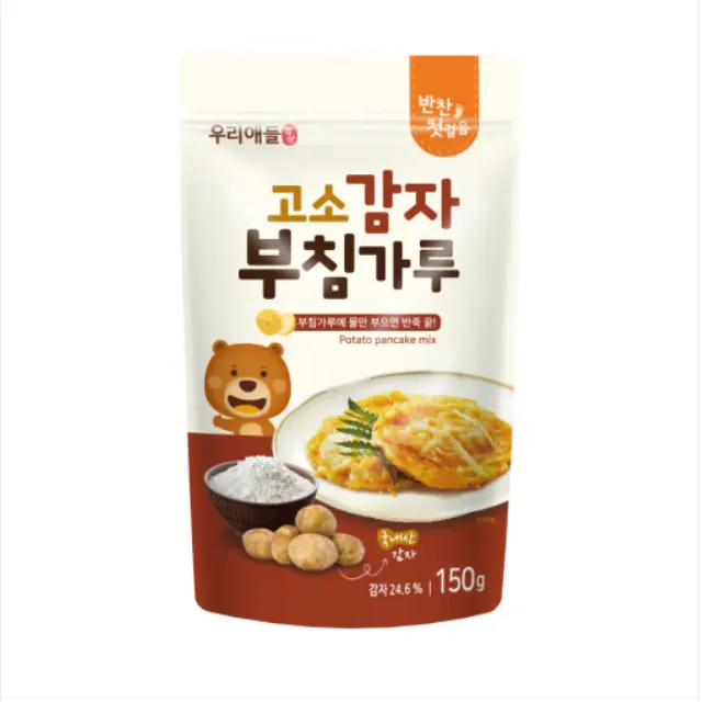 Customized Good Quality Custom Design Potato Pancake Mix for kids 2 flavors made in Korea easy to make