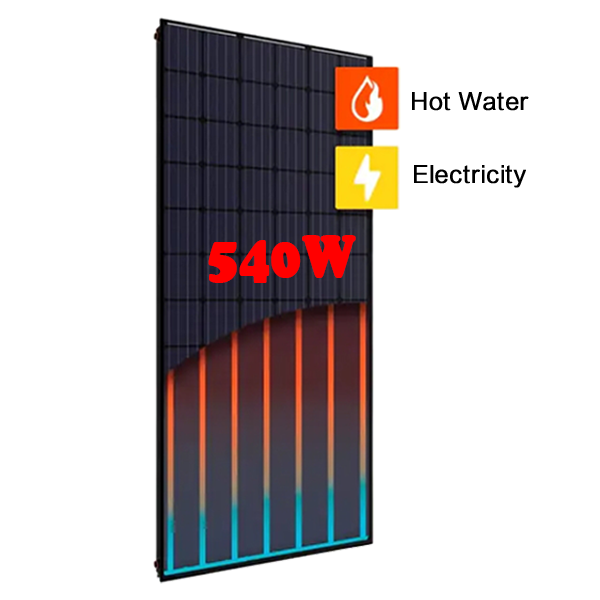Electric And Water Generation Cheap 540w Pvt Flat Plate Solar Thermal Hybrid Panel Solar Collectors For Commercial Home Project