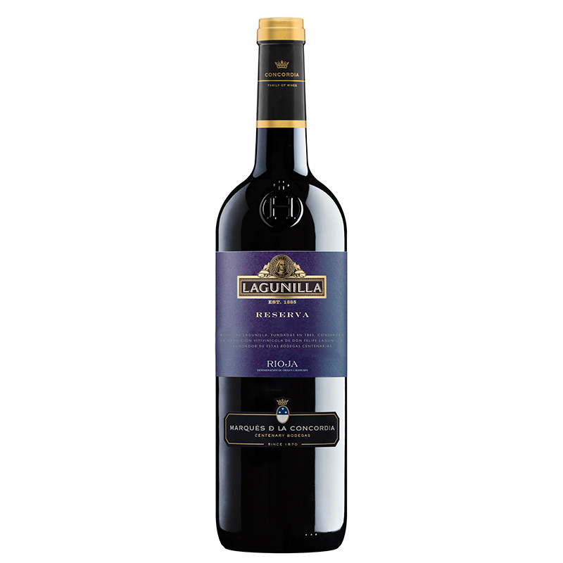 Испанское Красное вино высшего качества Rioja Lagunilla бронированного 1 коробка содержит 6 бутылок Оптом Премиум