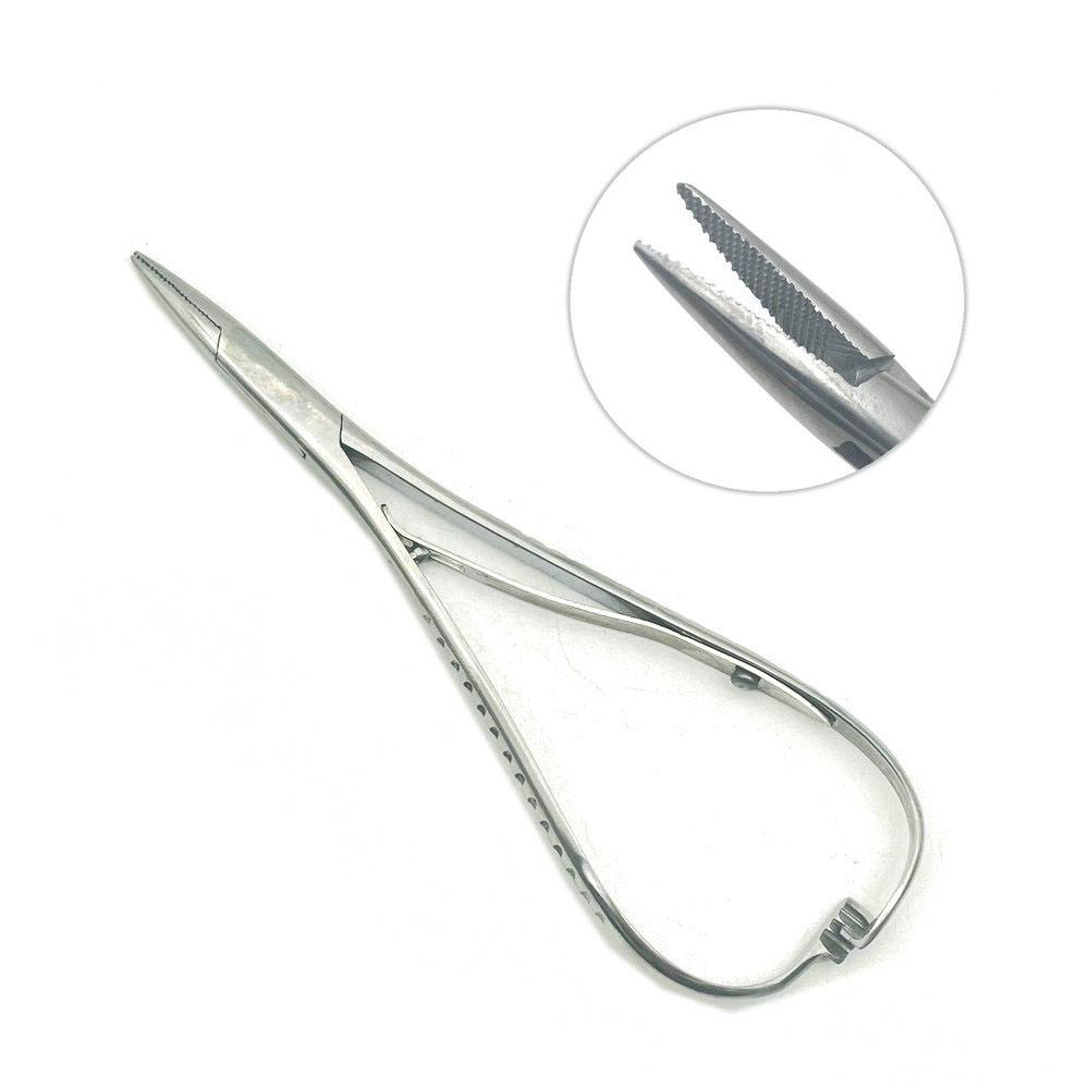 Hot Sale German Mathieu Support Aiguille Forceps Dentaire Chirurgical 15.9cm7.5 Inches Inox Acier Ce Iso Approved