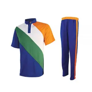 Best Selling Custom Made Team Logo And Name Cricket Uniform Printing Wholesale Cricket Uniform Trouser and Jersey