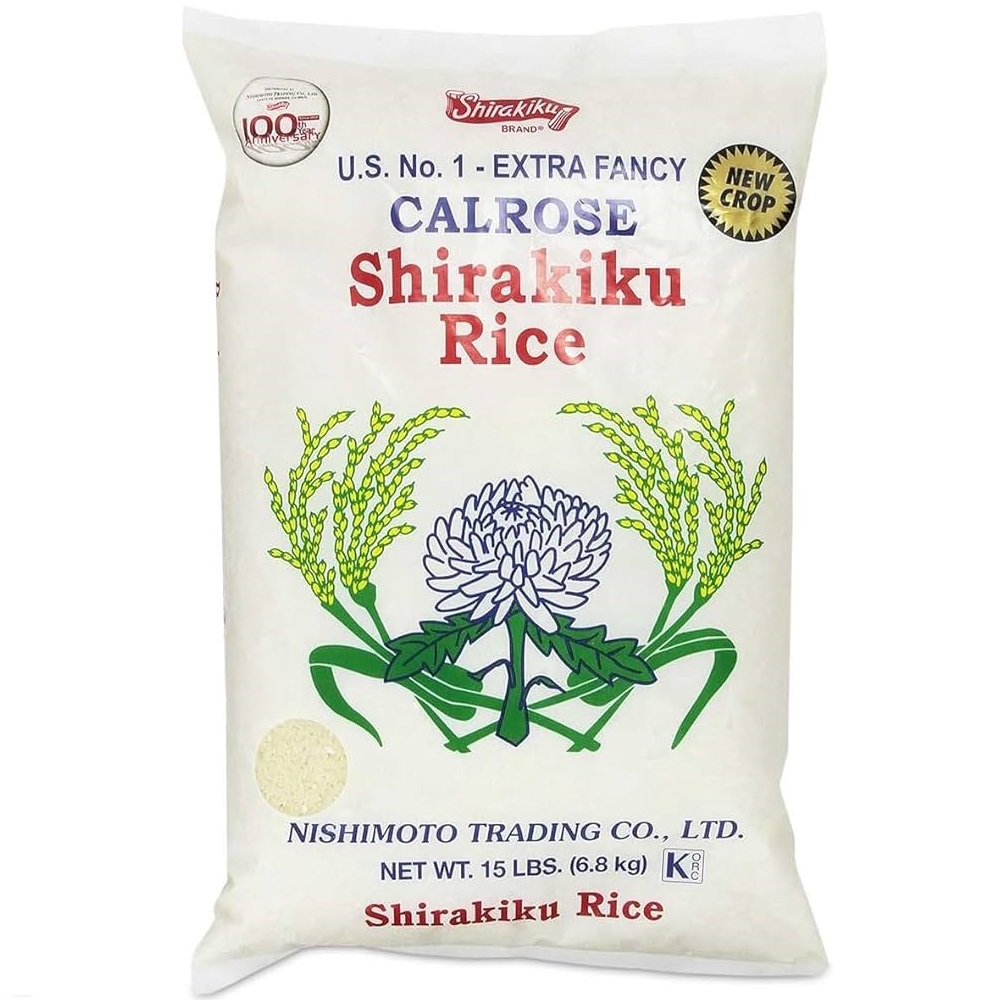 PREMIUM WHITE MEDIUM GRAIN AROMATIC CALROSE RICE FROM VIETNAM 5KG 10KG 25KG BAG RIZ RISO 5% BROKEN WHOLESALE,HIGH QUALITY EXPORT