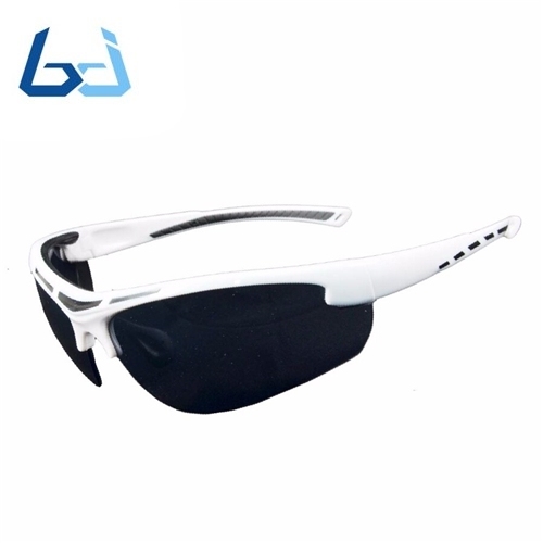 Borjye J99A Bi-injected white frame anti-scratch outdoor sports glasses