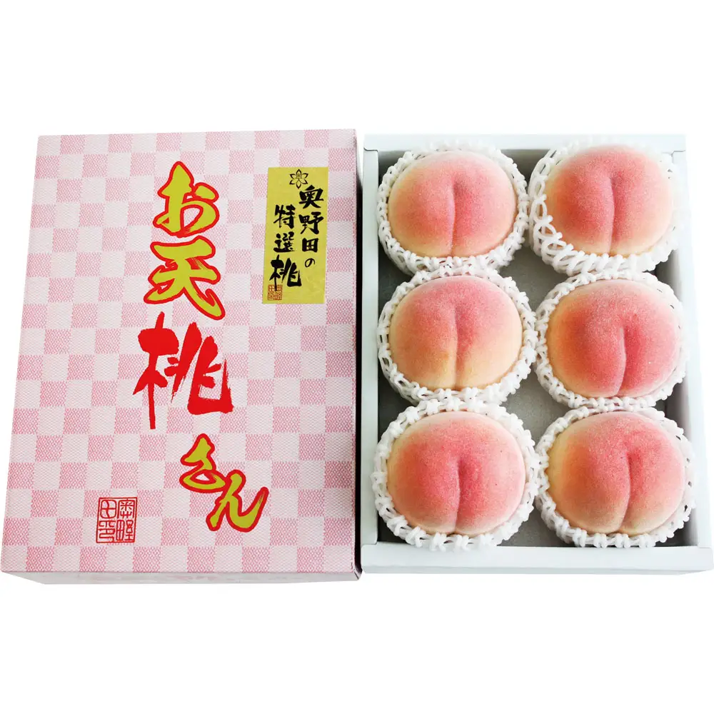 Fresh Otentosan Peach Gift Box from Japan