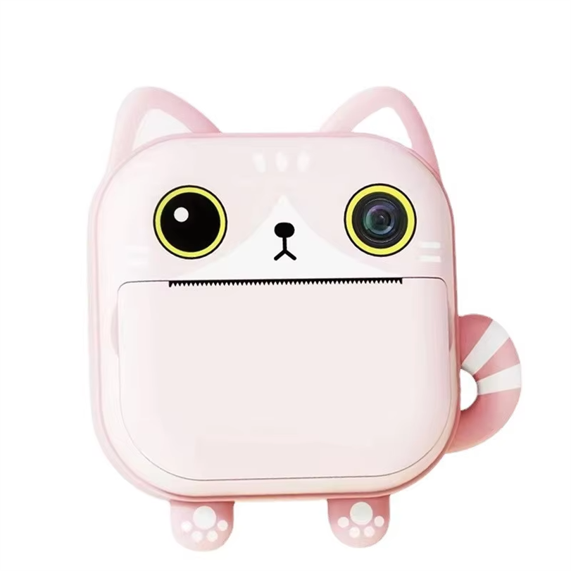 Kids Timely printing Camera Toys Girls Children's Digital Print Cameras Cute Cartoon HD Instant Printer Mini Camera L1