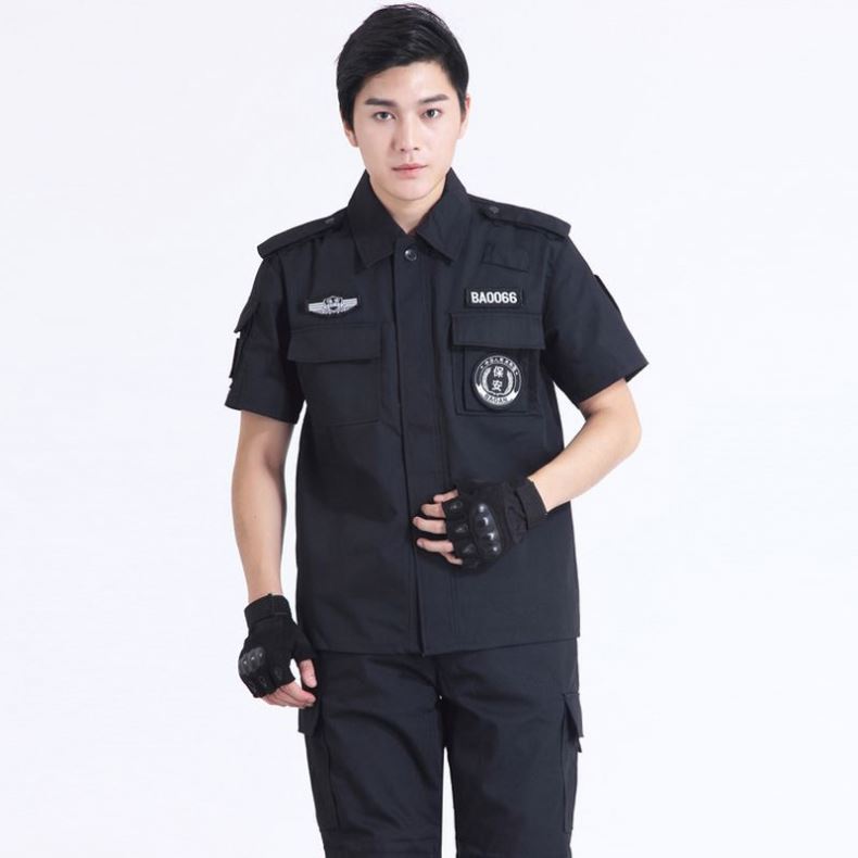 100% cotton security guard uniform, high quality Thermal security uniforms wholesale On Casso Sports