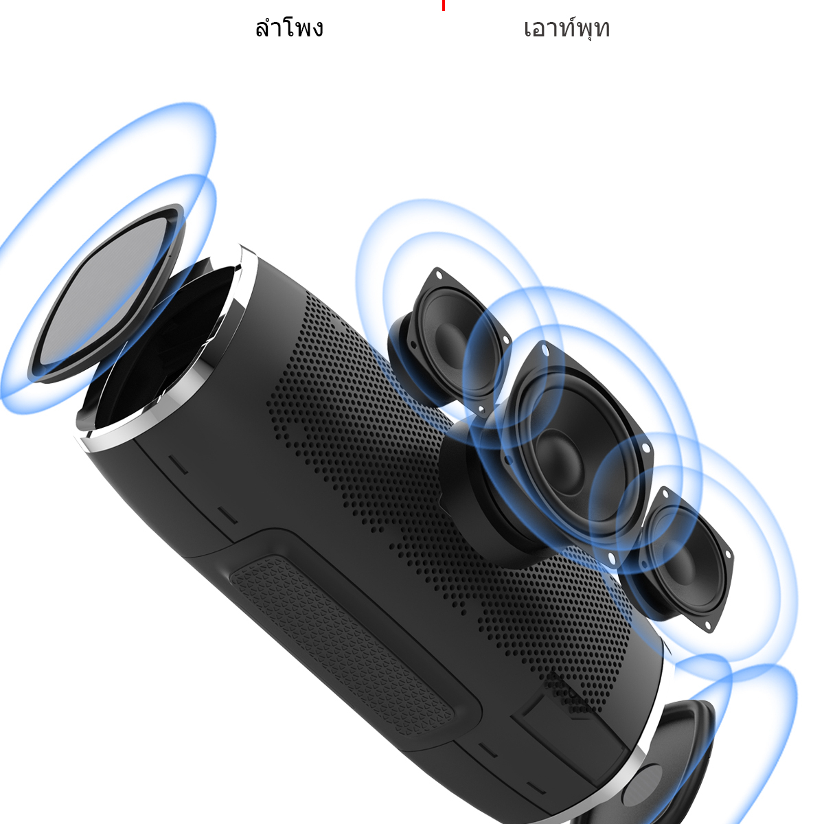 Новый поворотный круг A6 MT bluetooth динамик громкий Стерео Аудио Видео Аудио Динамик многофункциональный мини-динамик с подсветкой