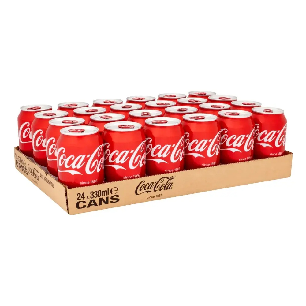 Оригинальные банки для напитков Coca Cola 330 мл. Бутылка кока-колы