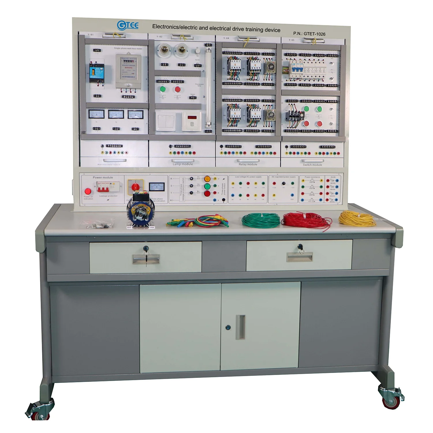 Electronics, Electric and Electrical Drive Technology Trainer, Electrical Machine Educational Equipment