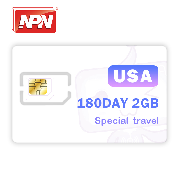 США, 180 дней, 2 Гб, Sim-карта, глобальная электронная оранжевая сеть связи, роуминговый программный модем, пустая Sim-карта