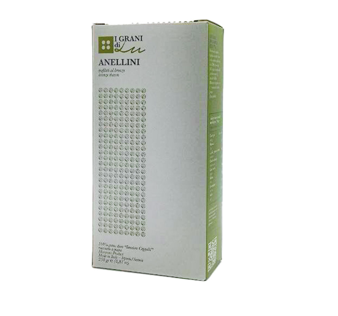 Высококачественная итальянская паста, кольца из жёлтой пшеницы Anellini 250 г, здоровая еда ручной работы для экспорта