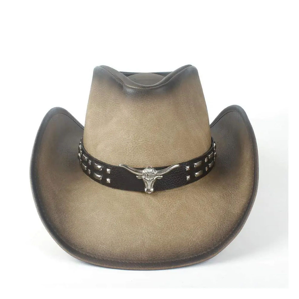 Men's Paper Straw Texas Cowboy Hat Usa American Painting Straw Hat Shapable Brim Sombreros High Quality Cow Boy Hat