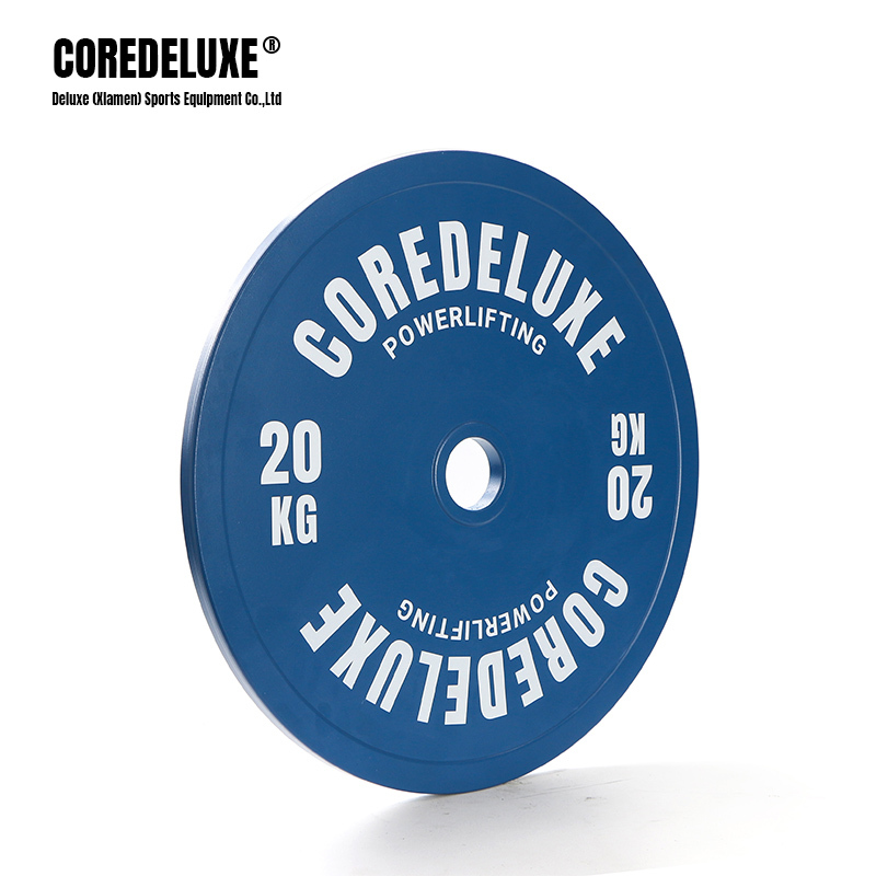 COREDELUXE Calibrated Color weight Plates Gym Training Rubber Calibrated Weight Plates For Barbell