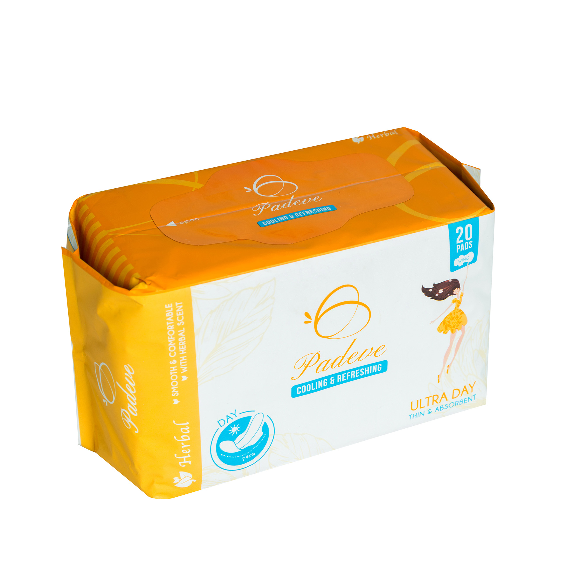 Women's hygiene care Designer Sanitary Pads with Trendy Prints Personal hygiene products for Intimate care