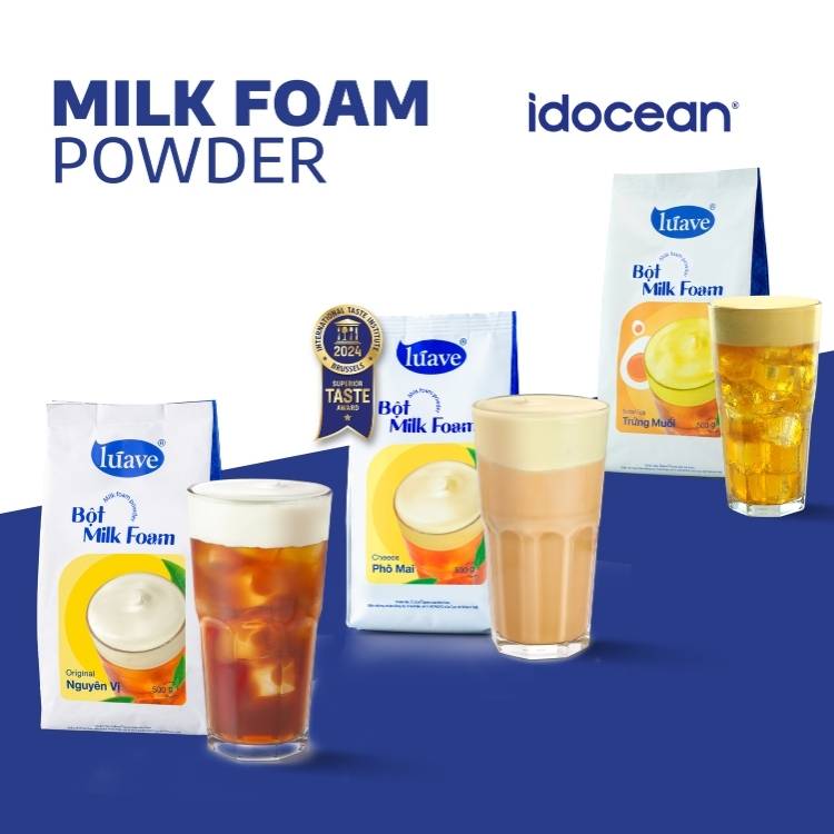Original Sweet Salty Flavor Creamy Milk Foam Powder Attractive Drink Layers Creates Delicious Layers Instantly Packaged In A Bag