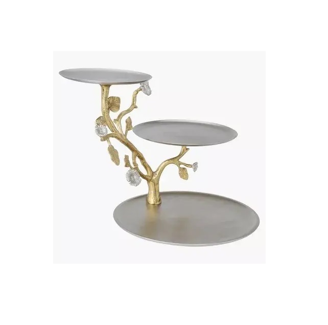 tree Design Handmade Metal Cake Stands For Wedding Serving Cake Stand Available at Affordable for 7 Art Creations