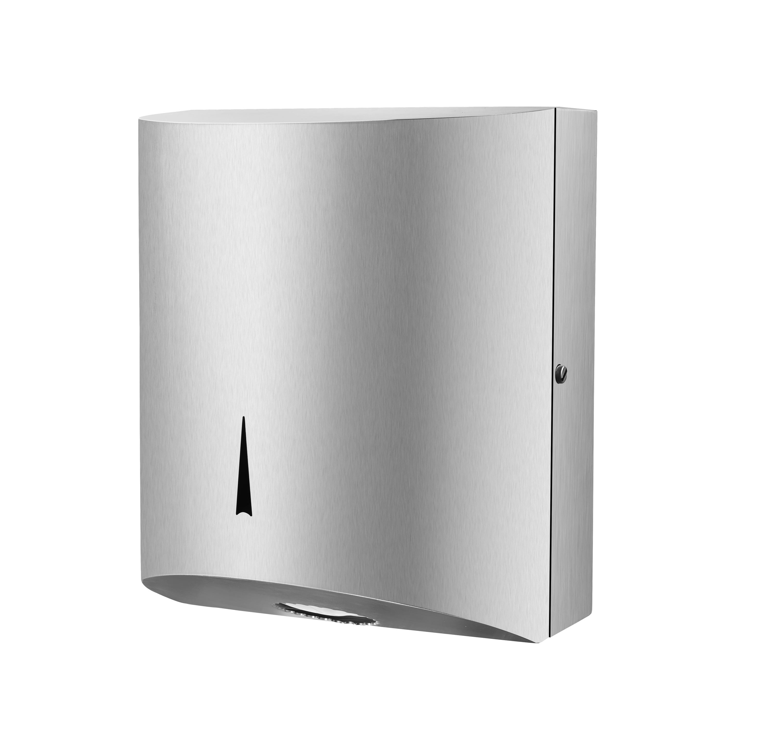 AOLQ Wall Mount Stainless Steel Center Pull Sanitizing Tissue Jumbo Roll Kitchen Hand Paper Towel Dispenser