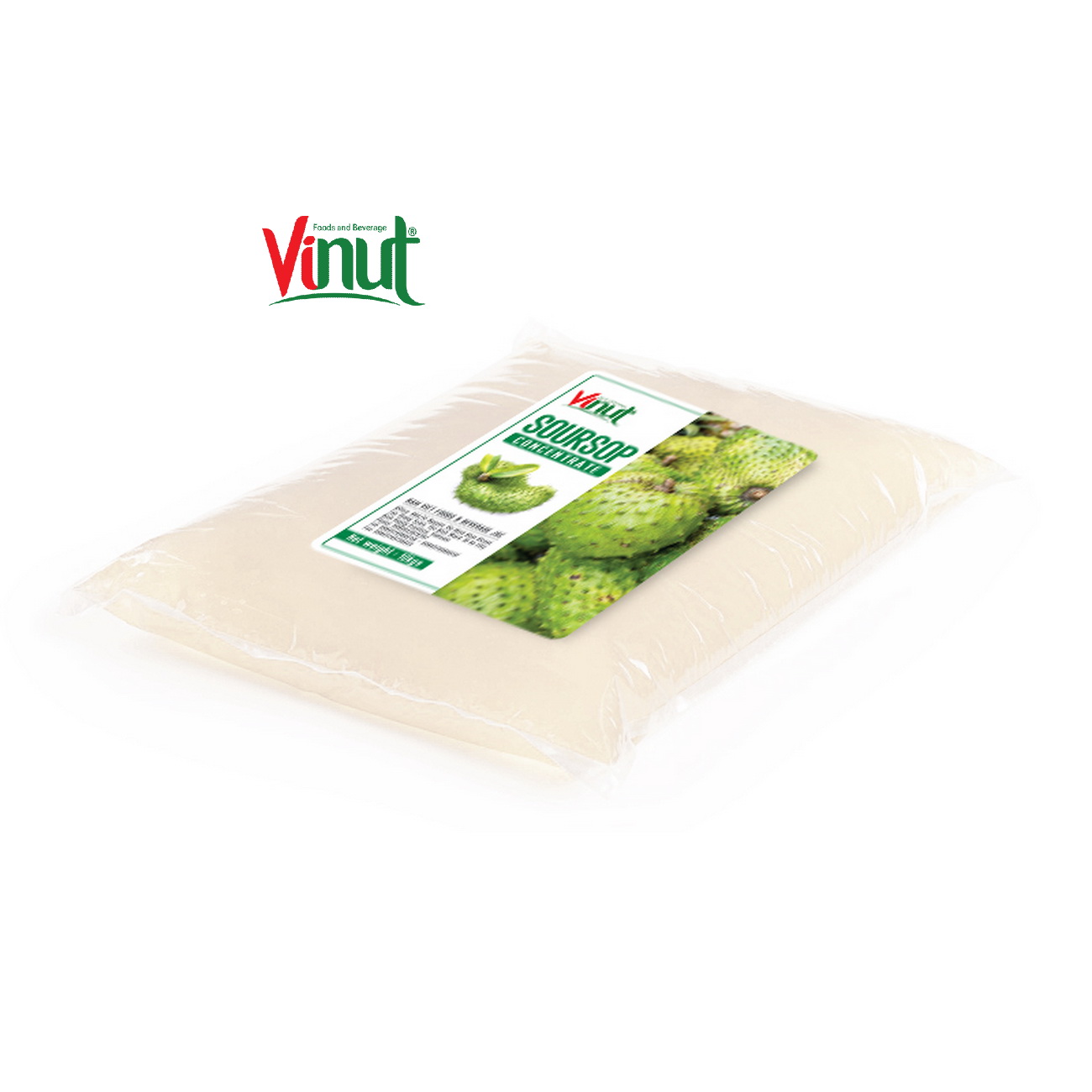 Фруктовый концентрат VINUT-10 кг в упаковке концентрат сока Soursop 100% натуральный поставщик и производитель
