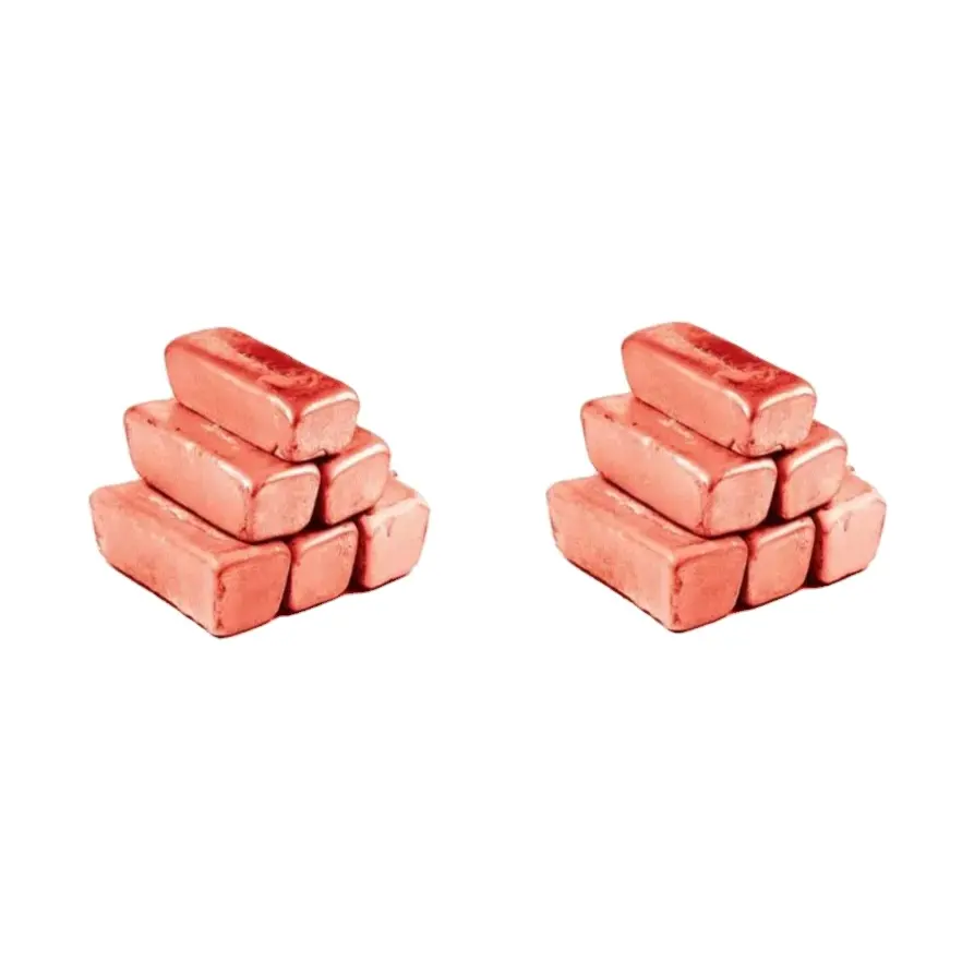 Wholesale Price High Purity Copper Ingots 3N 99.9% 4N 99.99% 4N5 99.995% 5N 99.999% Pure Copper Ingots for Sale