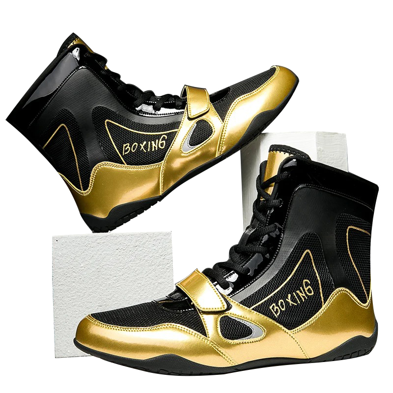 Lightweight Wrestling Shoes Mesh Breathable Boxing Sports Shoes Men's And Women's Professional Wrestling Training Sports Shoes