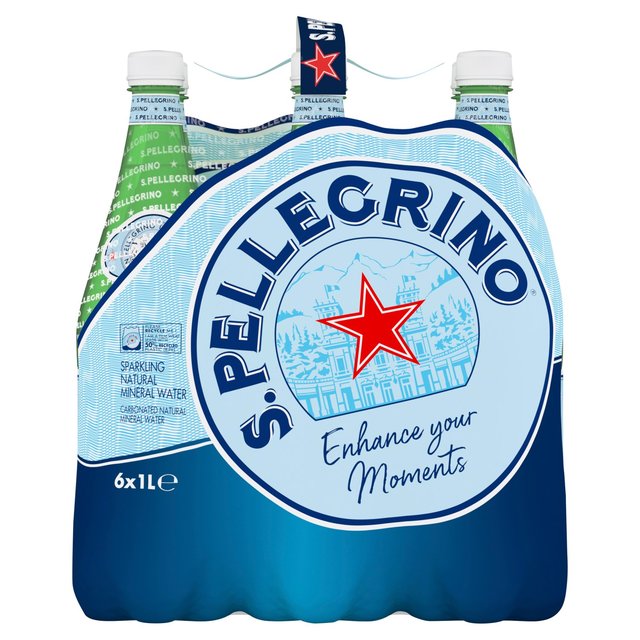Высококачественная газированная природная минеральная вода SanPellegrino, 8,45 унц. (упаковка 6 штук)