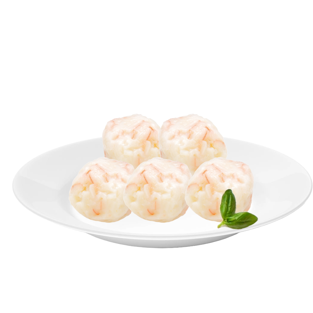 ISO HACCP Instant food Competitive price Surimi product Frozen SHRIMP BALL Vacuum pack 500g Vietnam factory For Korean Ramen