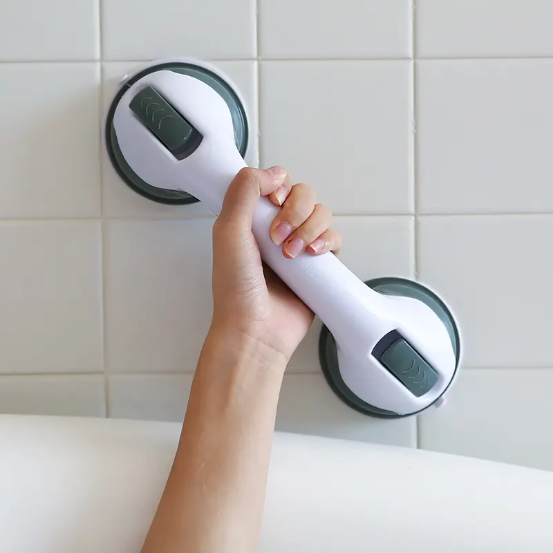 Hoone Handicap Safety Bathtub Armrest Rail Support Customized Shower Suction Grip Handle Wall Mounted Grab Bars For Bathroom
