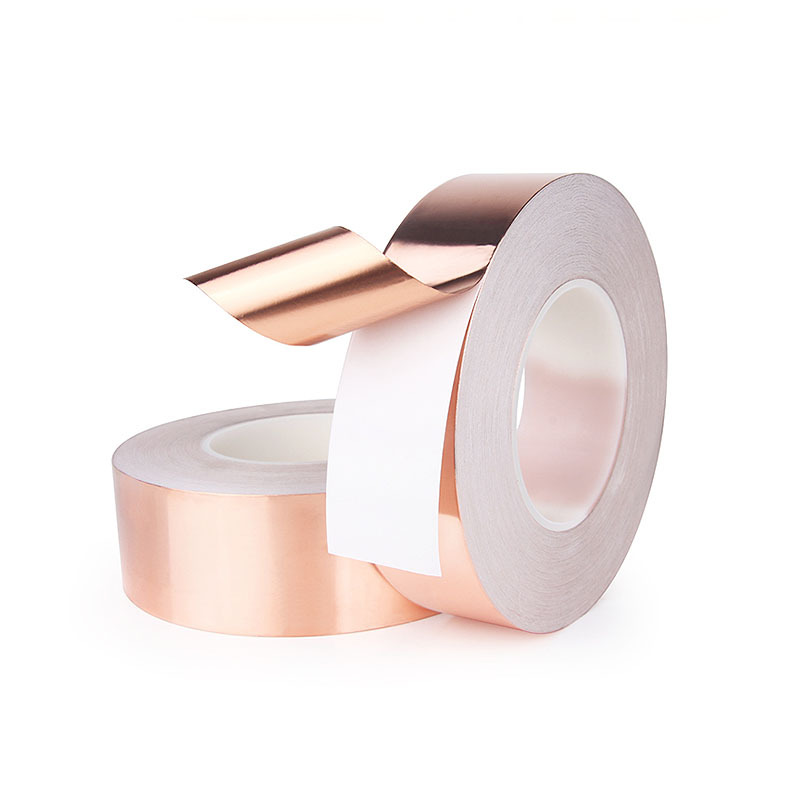 Custom Single-Sided Conductive Copper Foil Tape Pure Copper Single-Sided Conductive Copper Foil Tape Thickness 0.05MM 0.1MM
