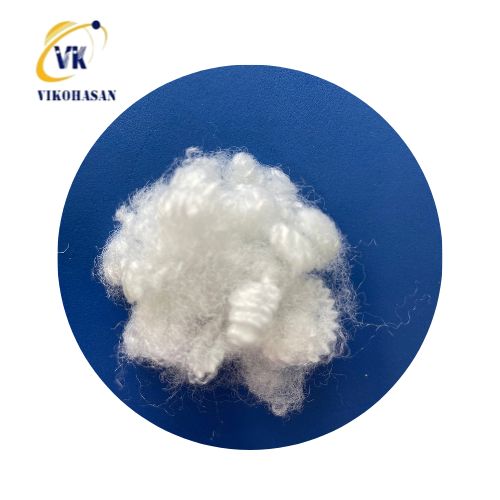Hollow Siliconized Polyester Staple Fiber from 100% PET flakes Top good quality Vietnam factory for stuffing