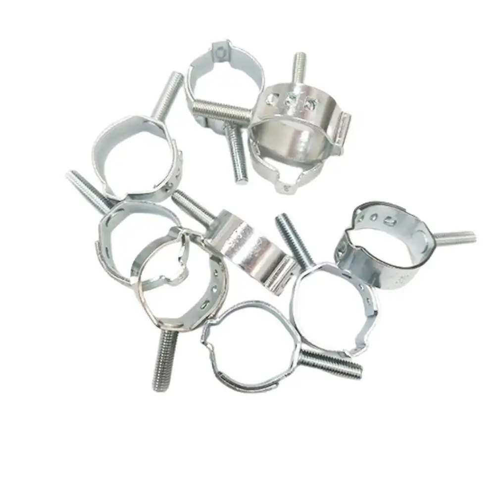 High quality Stainless steel Clamps Ear hose clamp zinc plated double ear hose clamp