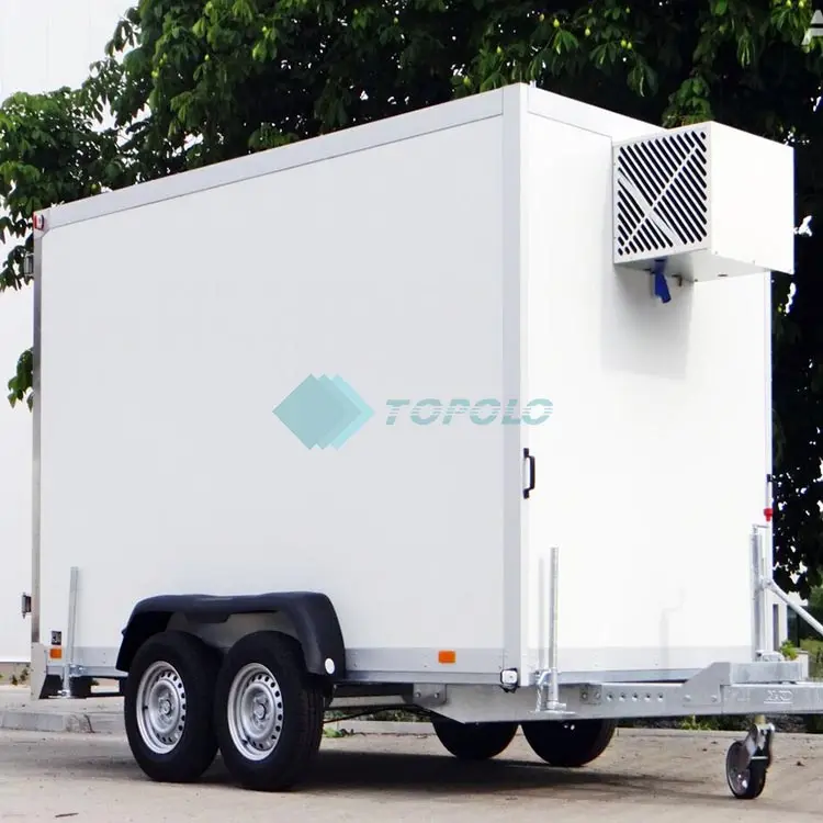 Thermal Refrigerated Truck Body Frozen Box Truck 2 Ton Reefer Truck